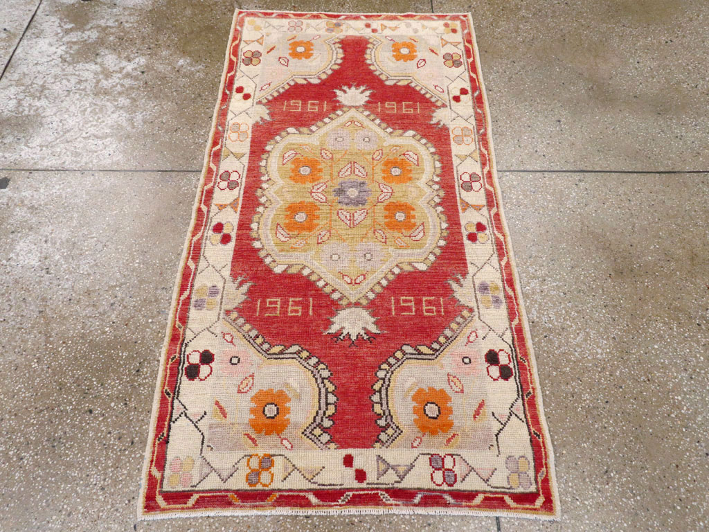 Vintage Turkish Oushak Rug, No.16019 - Gss
