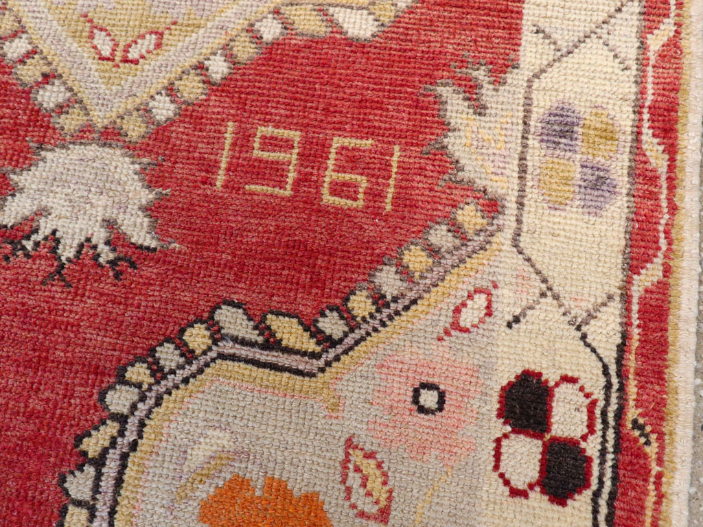 Vintage Turkish Oushak Rug, No.16019 - Gss