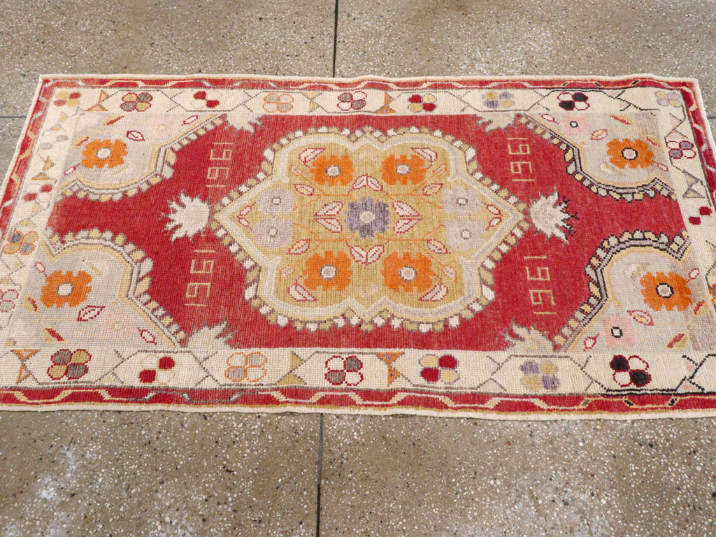 Vintage Turkish Oushak Rug, No.16019 - Gss
