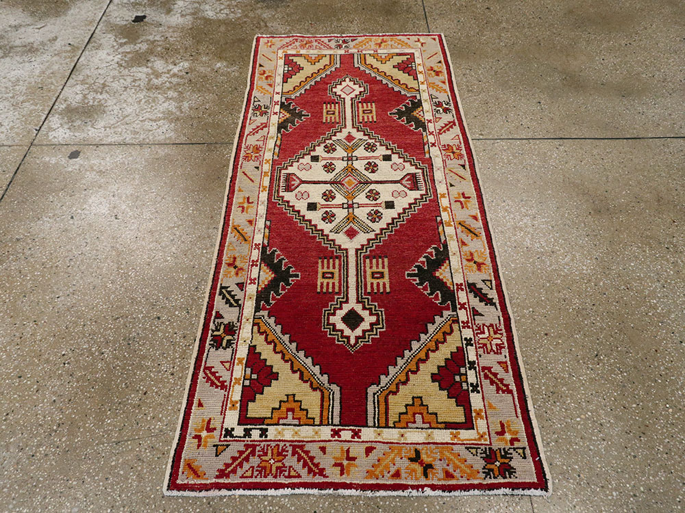Vintage Turkish Oushak Rug, No.16020 - Gss