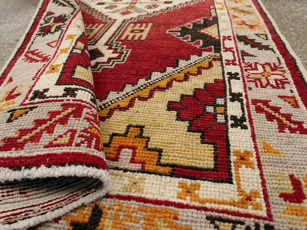 Vintage Turkish Oushak Rug, No.16020 - Gss