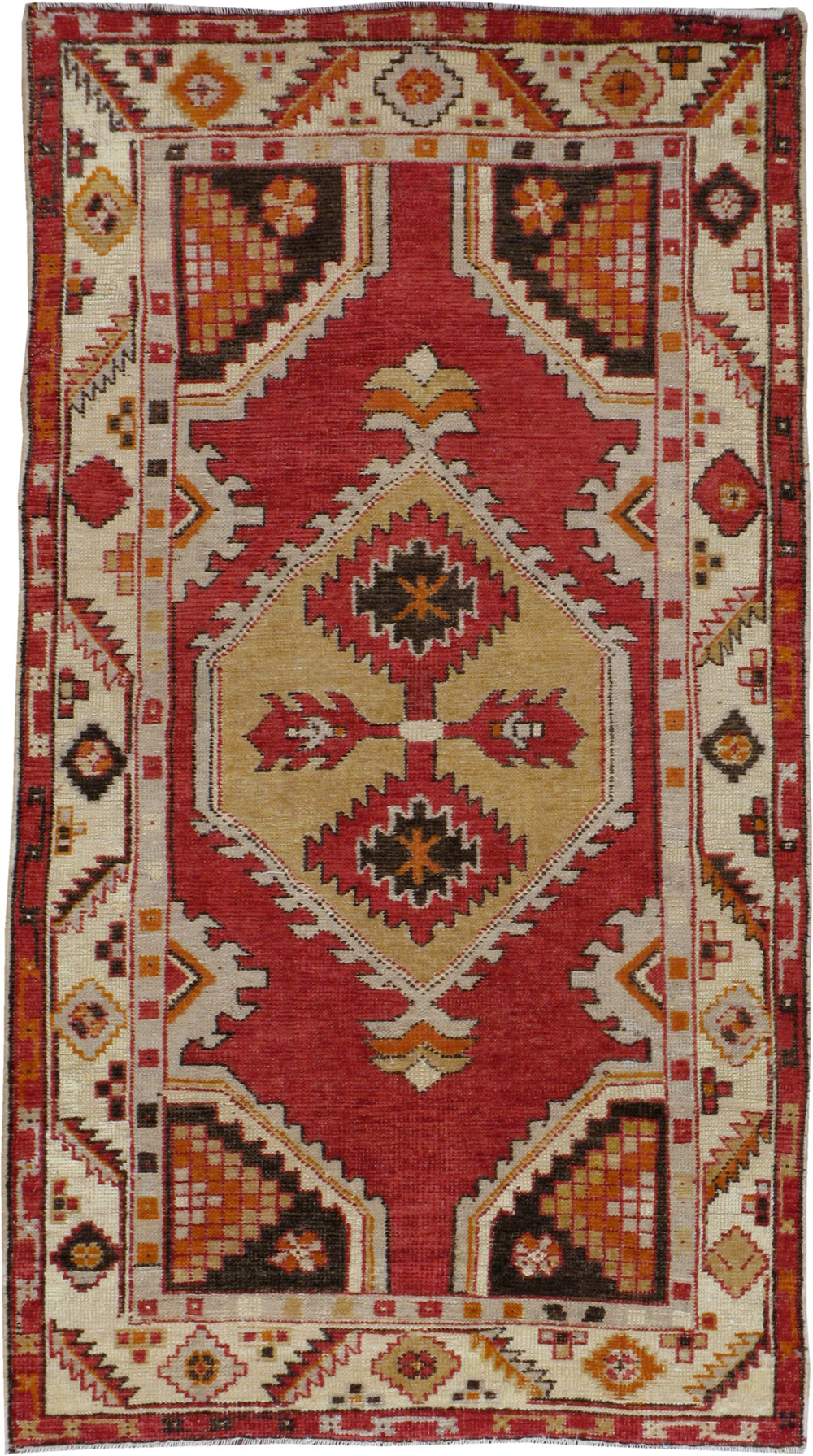 Vintage Turkish Oushak Rug, No.16021 - Gss