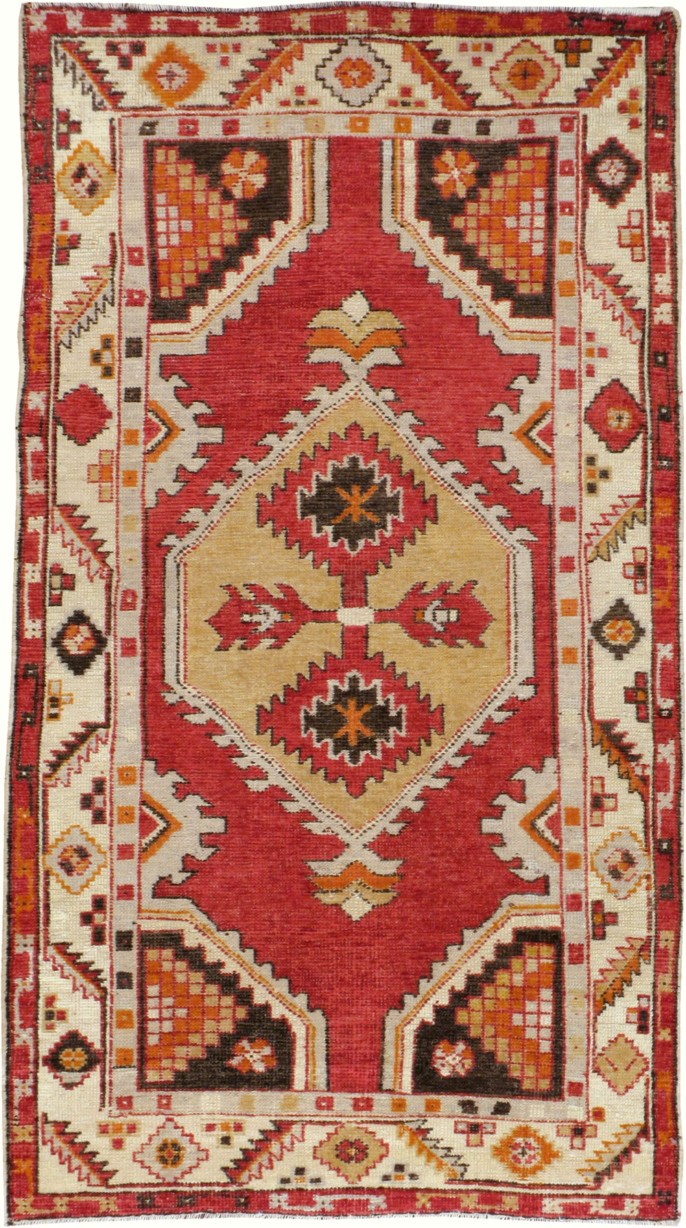 Vintage Turkish Oushak Rug, No.16021 - Gss