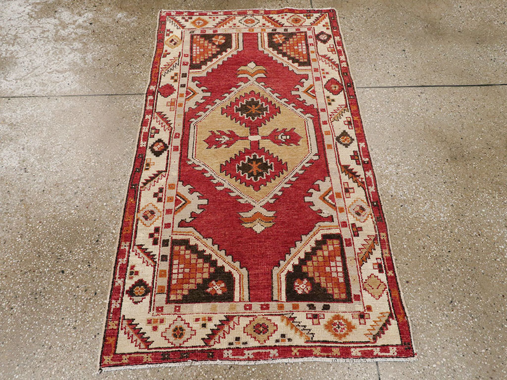 Vintage Turkish Oushak Rug, No.16021 - Gss