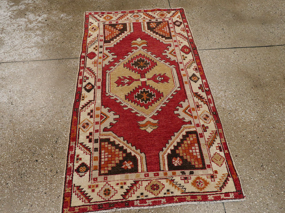 Vintage Turkish Oushak Rug, No.16021 - Gss