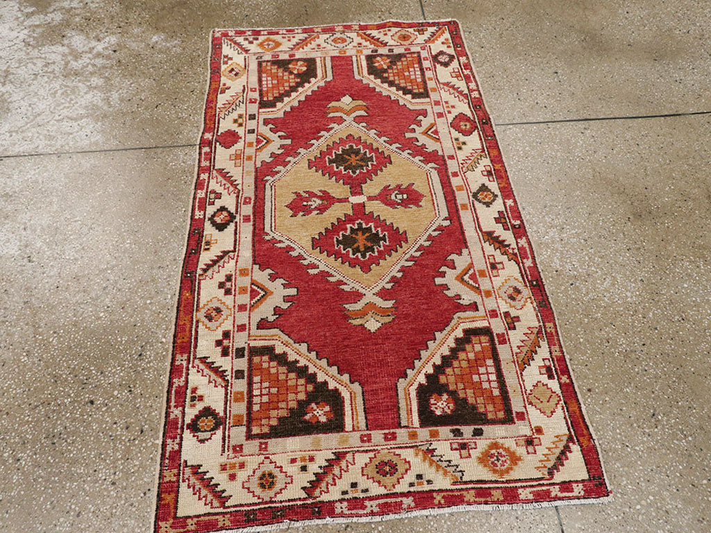 Vintage Turkish Oushak Rug, No.16021 - Gss