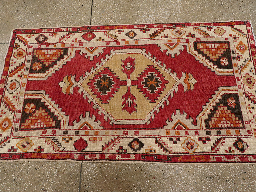 Vintage Turkish Oushak Rug, No.16021 - Gss