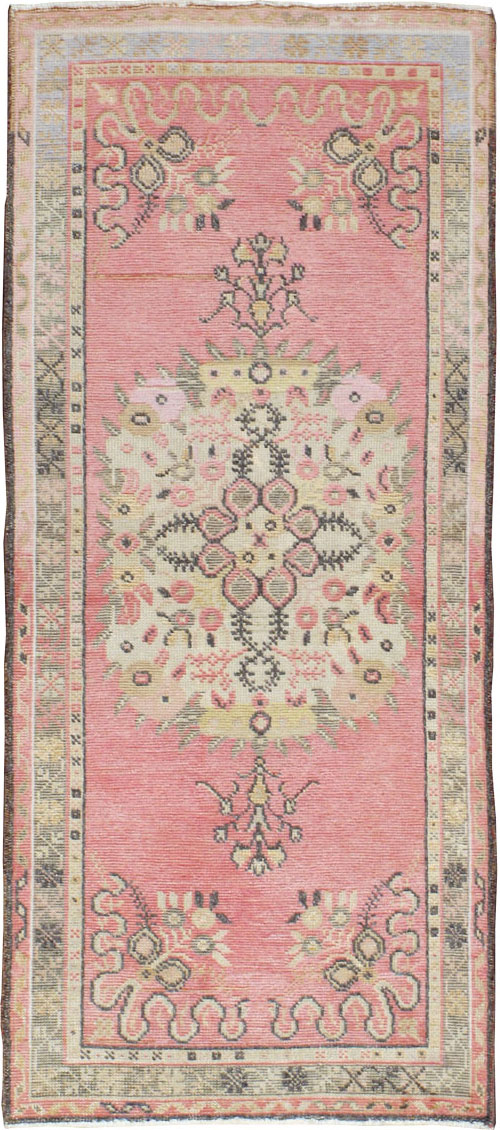 Vintage Turkish Oushak Rug, No.16023 - Gss