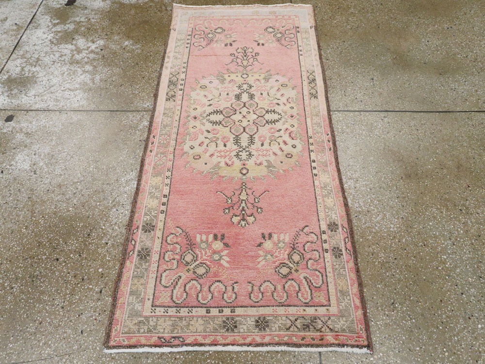 Vintage Turkish Oushak Rug, No.16023 - Gss