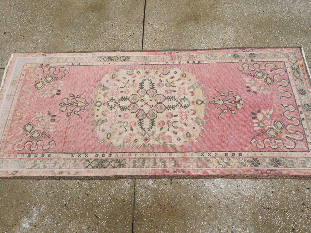 Vintage Turkish Oushak Rug, No.16023 - Gss