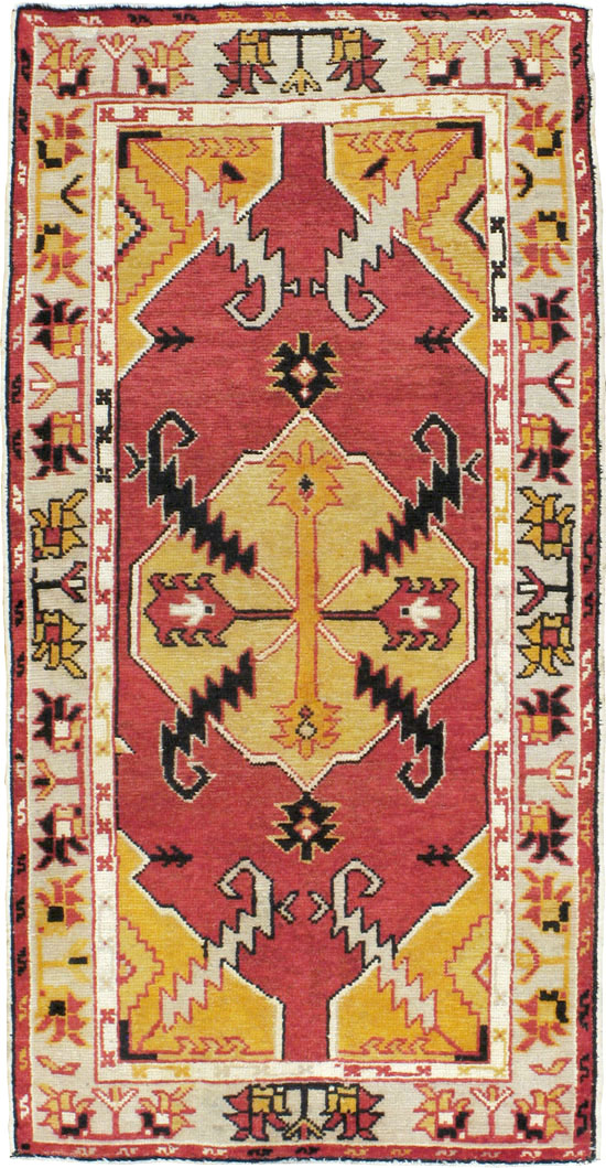Vintage Turkish Oushak Rug, No.16024 - Gss