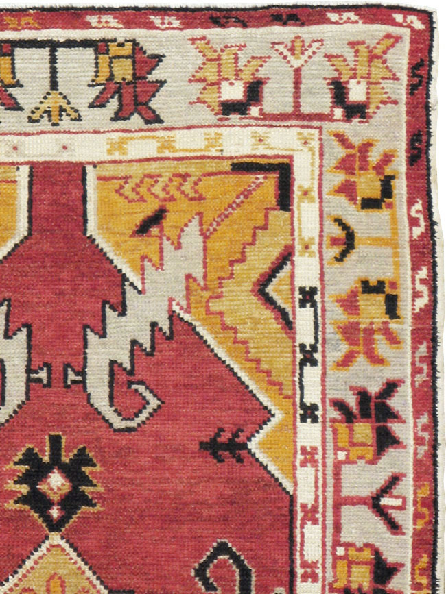 Vintage Turkish Oushak Rug, No.16024 - Gss