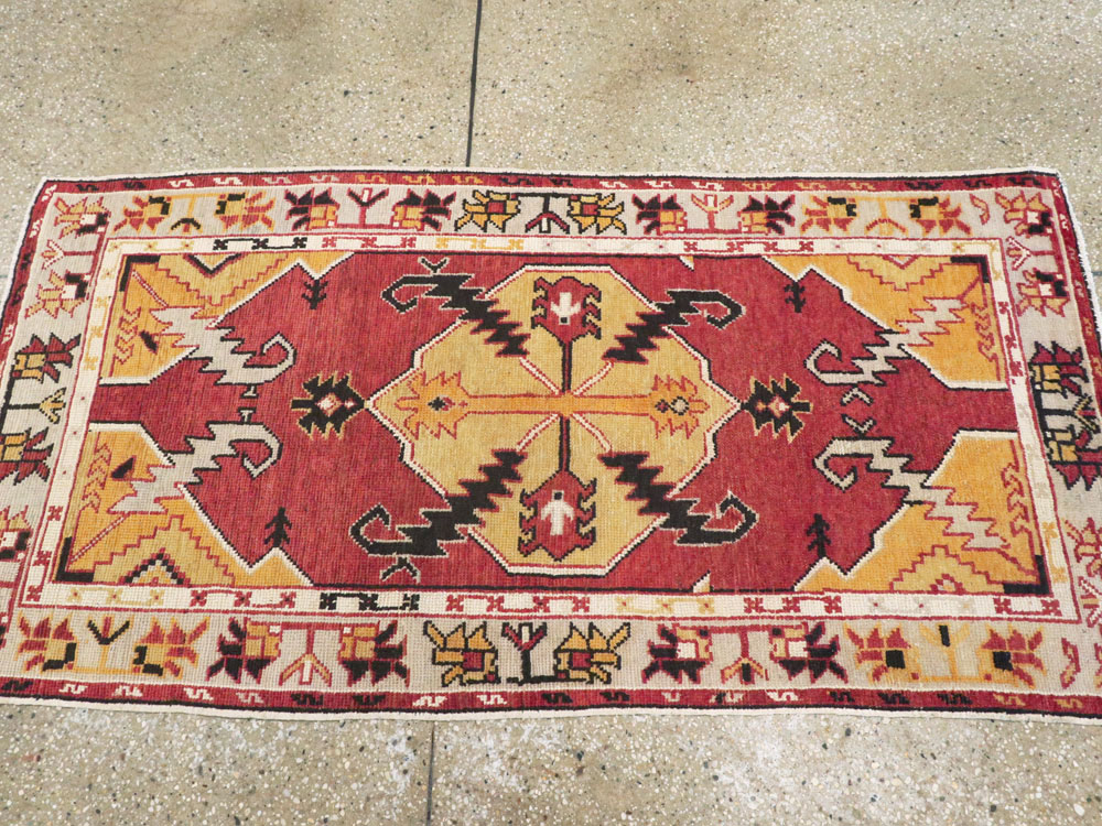 Vintage Turkish Oushak Rug, No.16024 - Gss