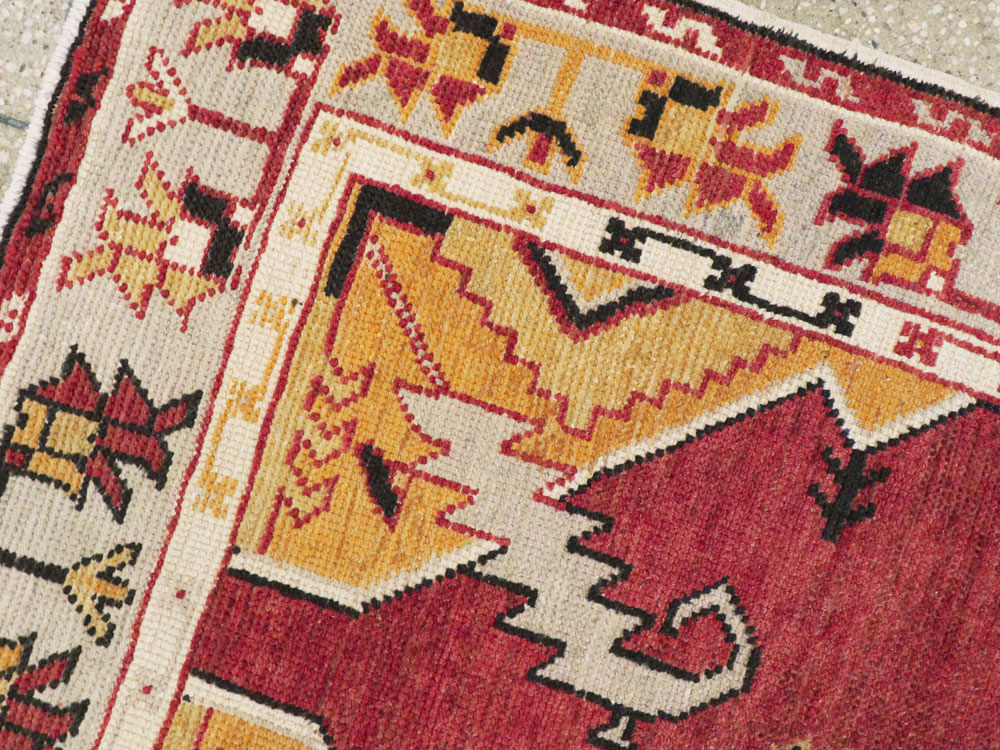 Vintage Turkish Oushak Rug, No.16024 - Gss