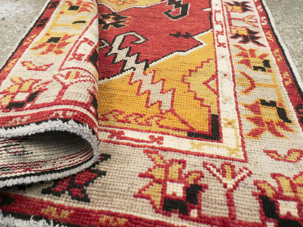 Vintage Turkish Oushak Rug, No.16024 - Gss