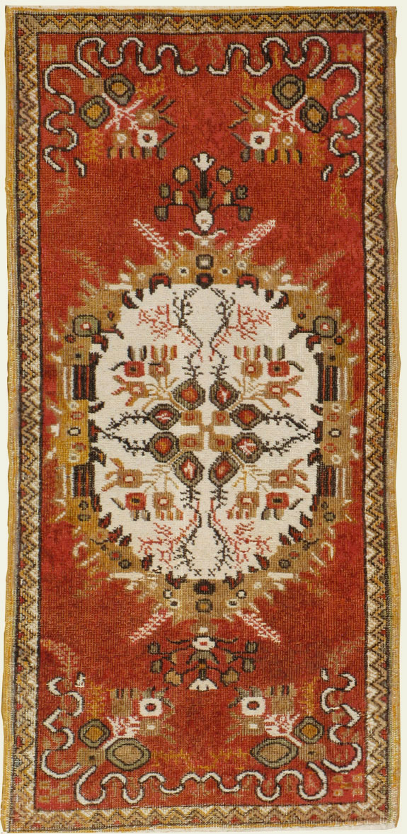 Vintage Turkish Oushak Rug, No.16028 - Gss