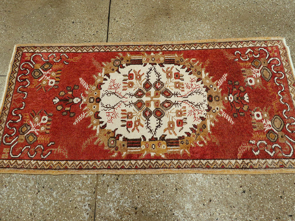 Vintage Turkish Oushak Rug, No.16028 - Gss