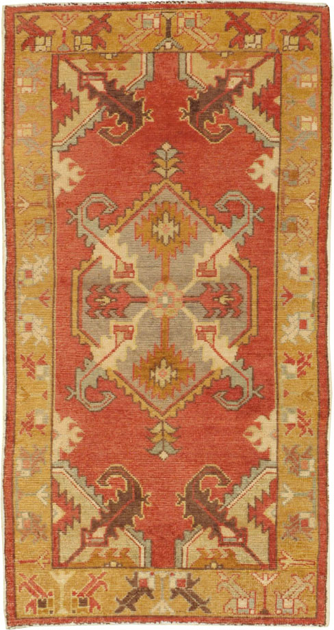 Vintage Turkish Oushak Rug, No.16031 - Gss
