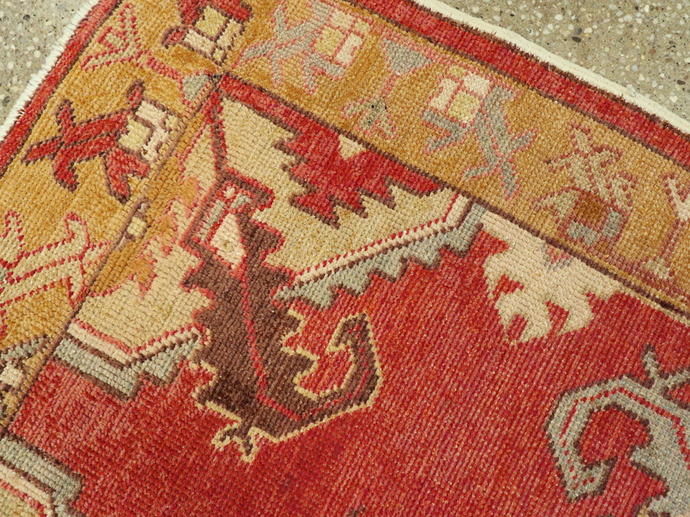 Vintage Turkish Oushak Rug, No.16031 - Gss