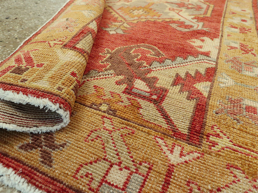 Vintage Turkish Oushak Rug, No.16031 - Gss