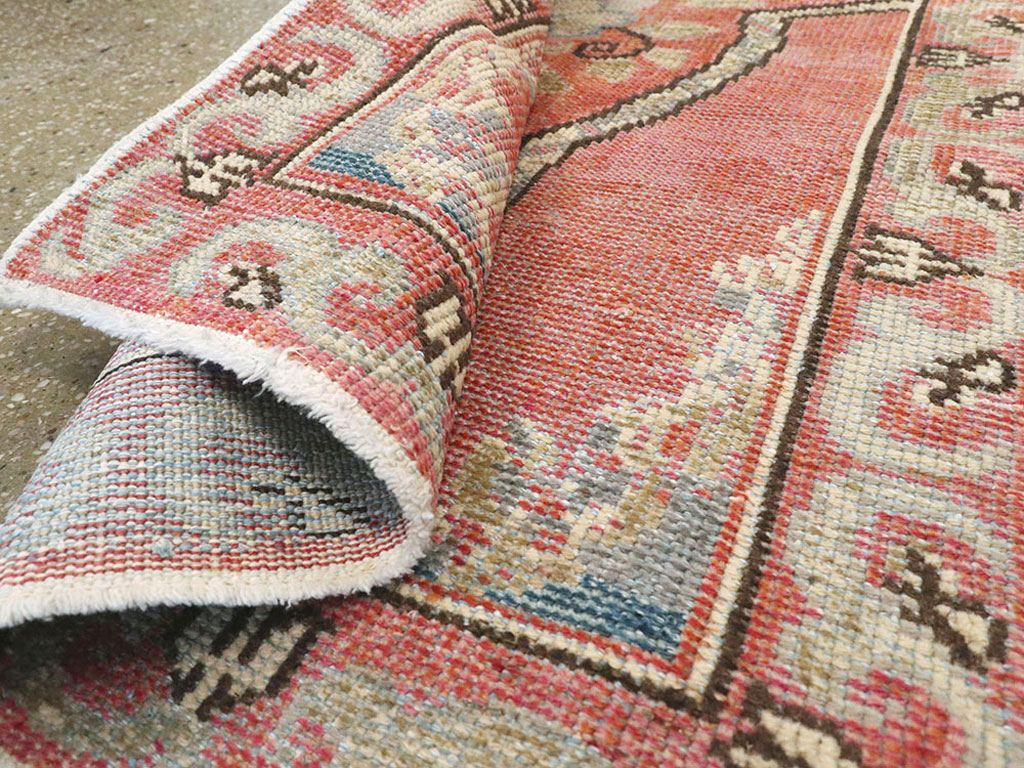 Vintage Turkish Oushak Rug, No.16035 - Gss