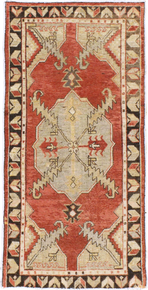 Vintage Turkish Oushak Rug, No.16037 - Gss
