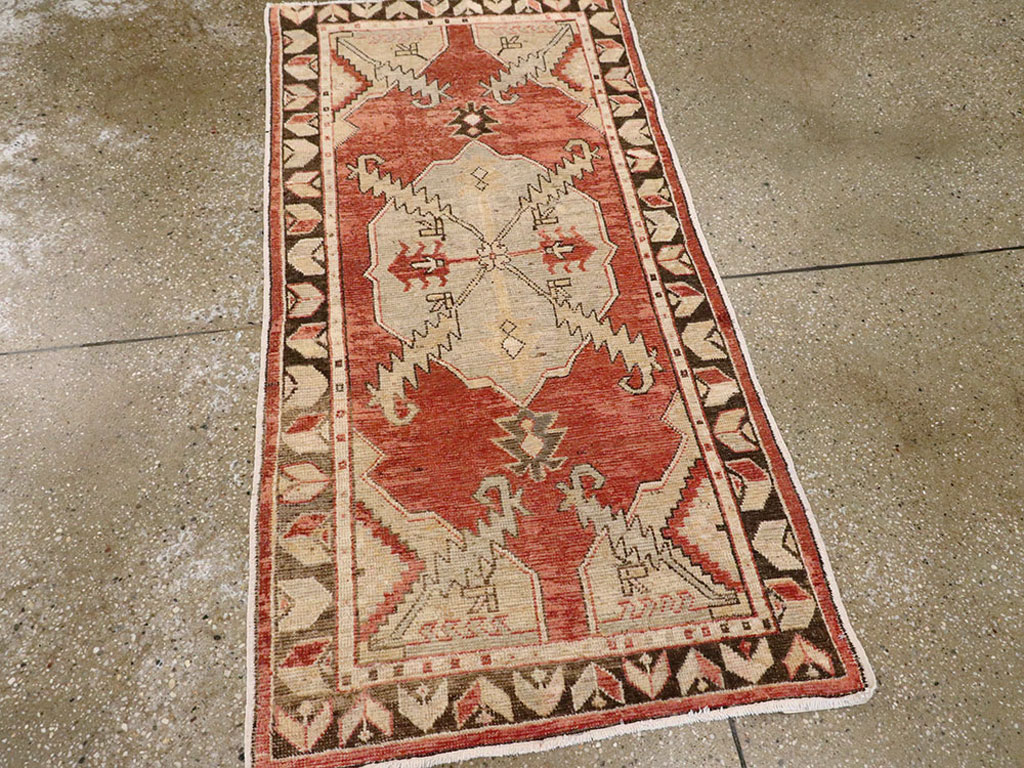 Vintage Turkish Oushak Rug, No.16037 - Gss