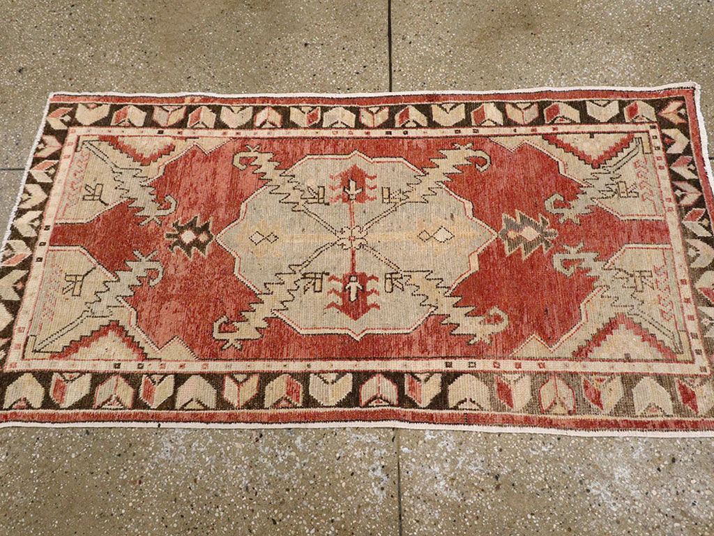 Vintage Turkish Oushak Rug, No.16037 - Gss