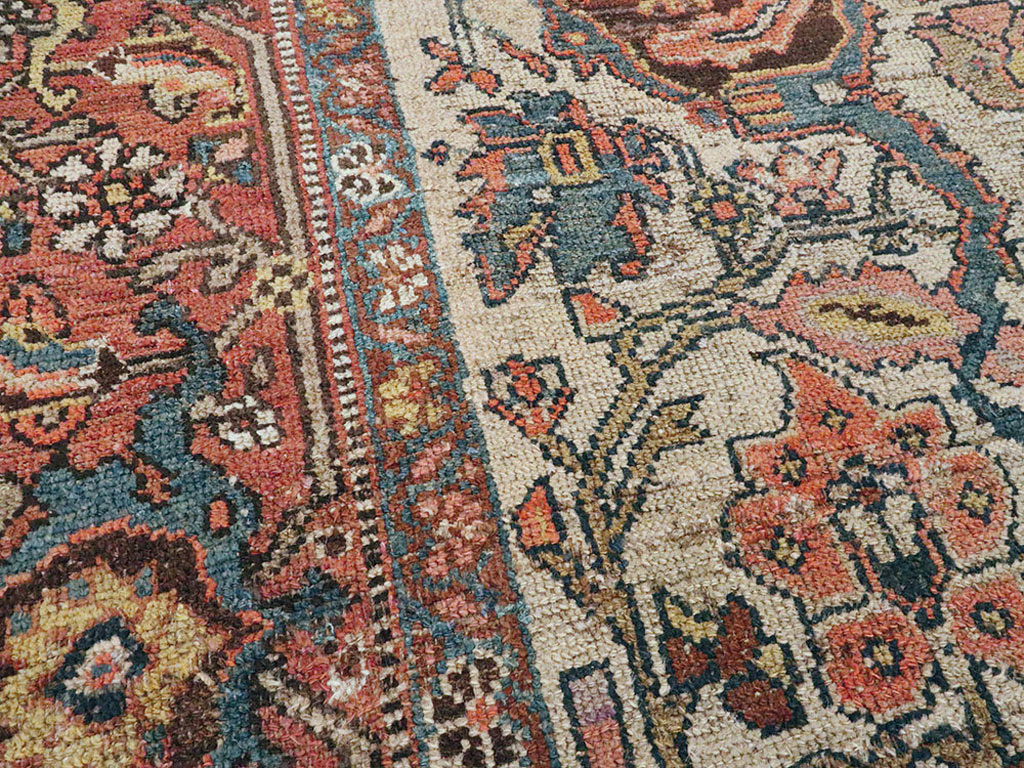 Antique Persian Kurdish Rug, No.16043 - Gss
