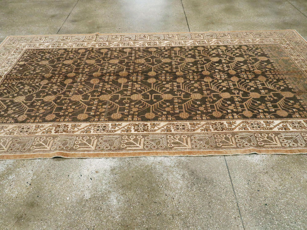 Antique East Turkestan Khotan Carpet, No.16049 - Gss