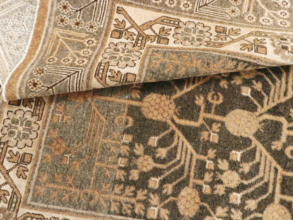 Antique East Turkestan Khotan Carpet, No.16049 - Gss