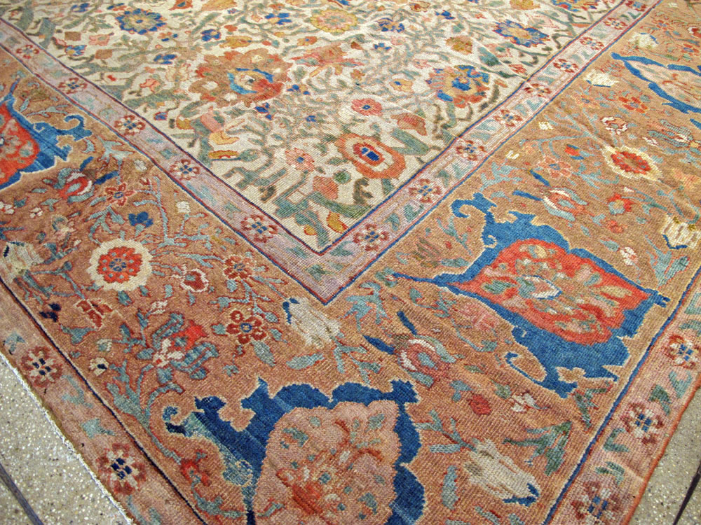 Antique Persian Sultanabad Carpet, No.16054 - Gss