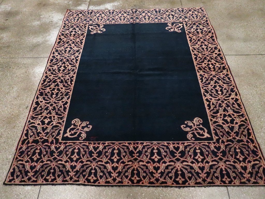 Vintage Persian Modernist Malayer Carpet, No.16081 - Gss