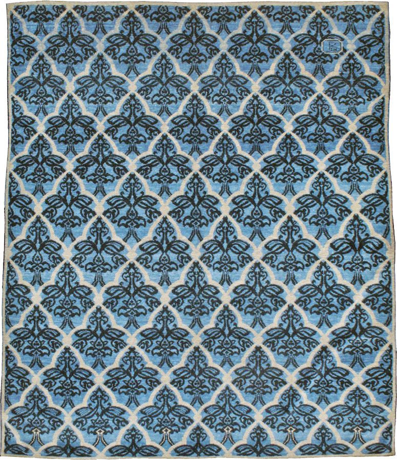 Vintage Persian Modernist Malayer Carpet, No.16082 - Gss