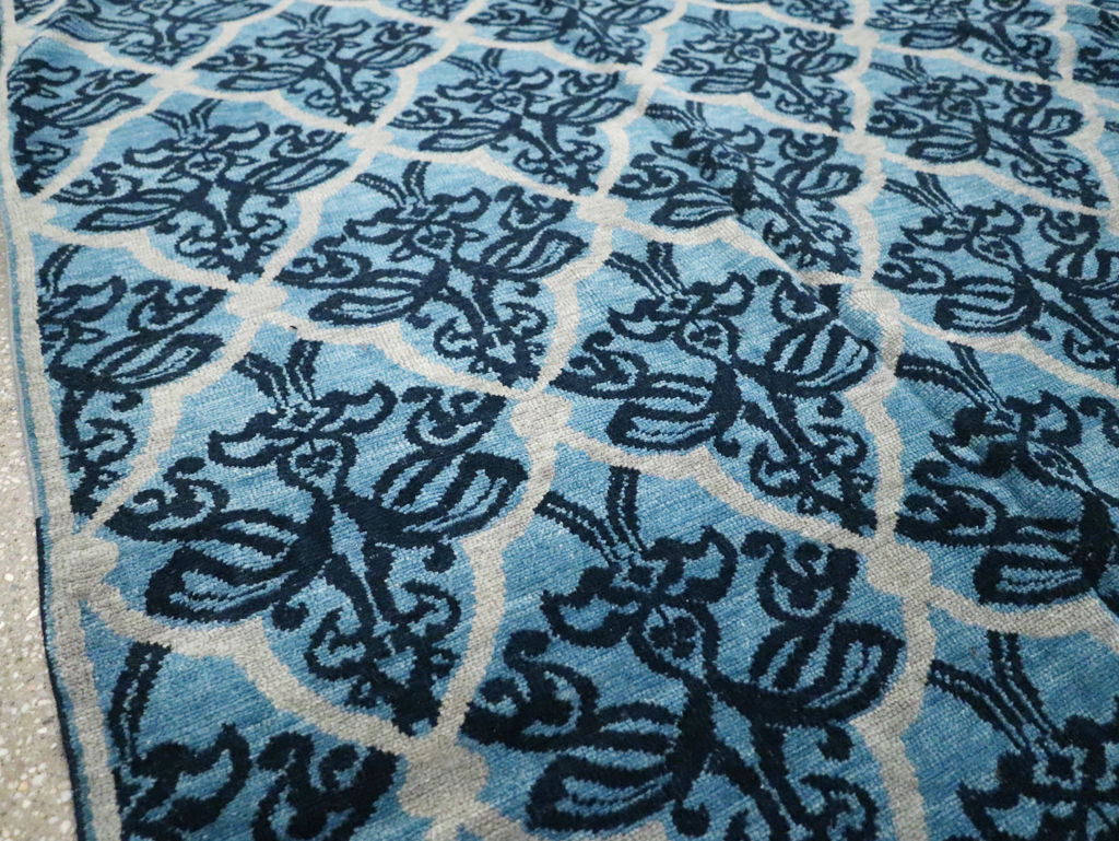 Vintage Persian Modernist Malayer Carpet, No.16082 - Gss