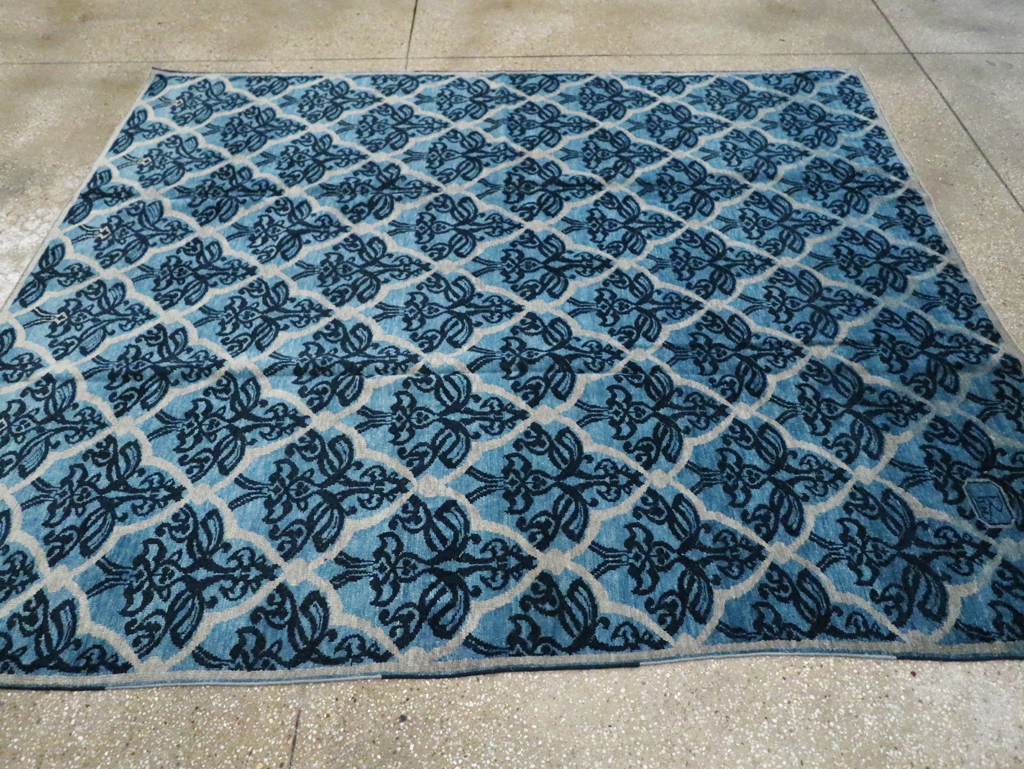 Vintage Persian Modernist Malayer Carpet, No.16082 - Gss