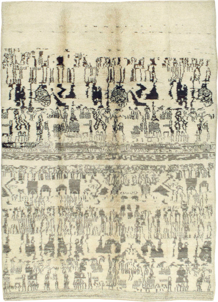 Vintage Moroccan Carpet, No.16086 - Gss