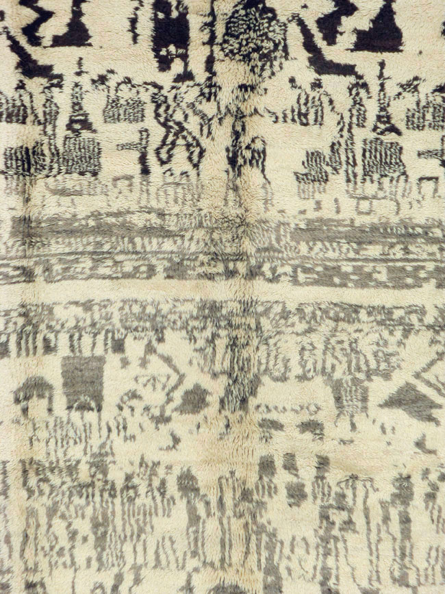 Vintage Moroccan Carpet, No.16086 - Gss