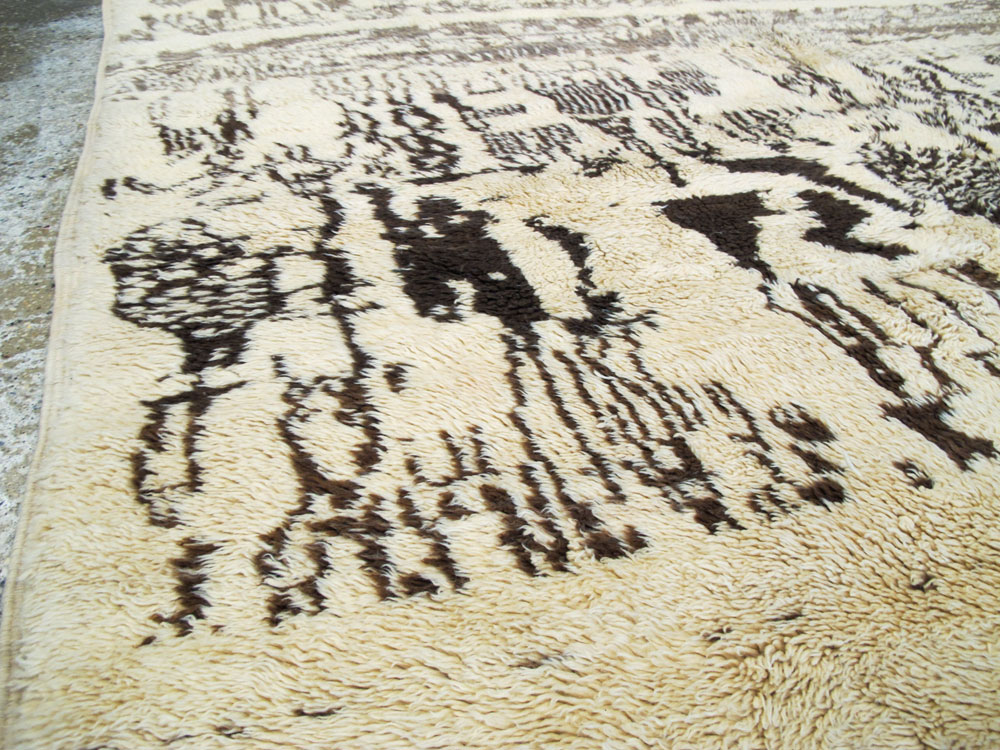 Vintage Moroccan Carpet, No.16086 - Gss