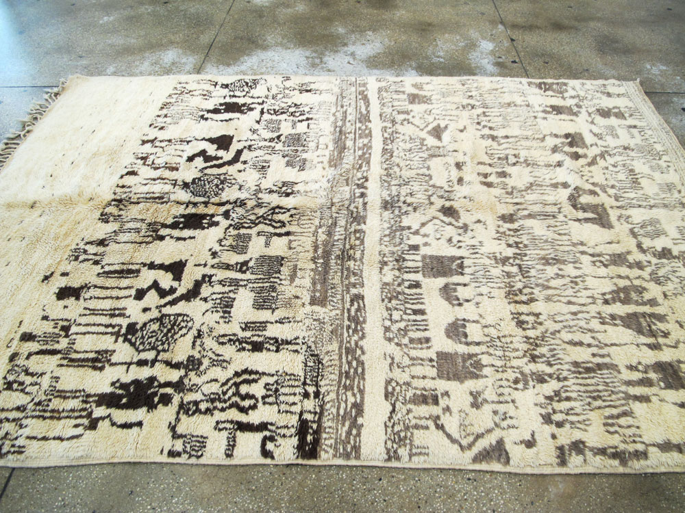 Vintage Moroccan Carpet, No.16086 - Gss