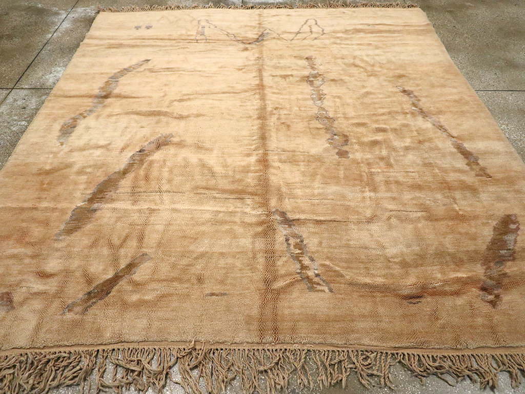 Modern Moroccan Square Carpet, No.16092 - Gss