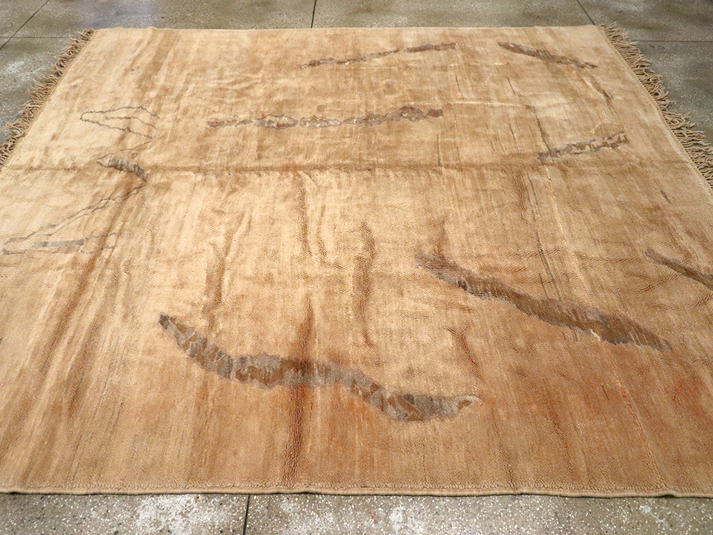 Modern Moroccan Square Carpet, No.16092 - Gss