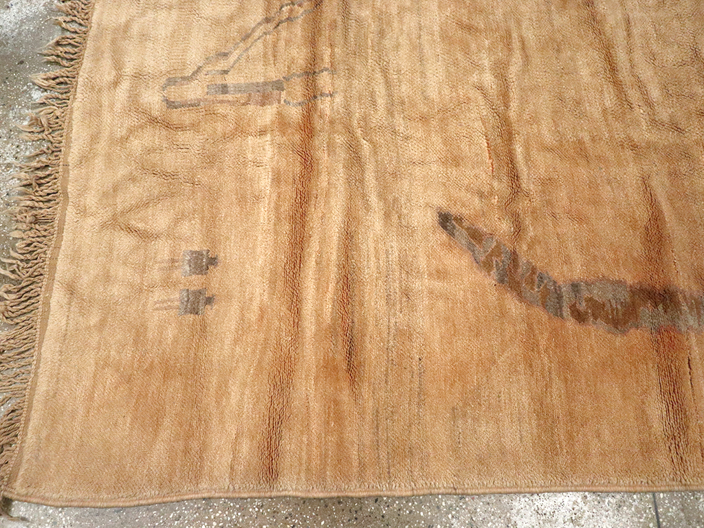 Modern Moroccan Square Carpet, No.16092 - Gss