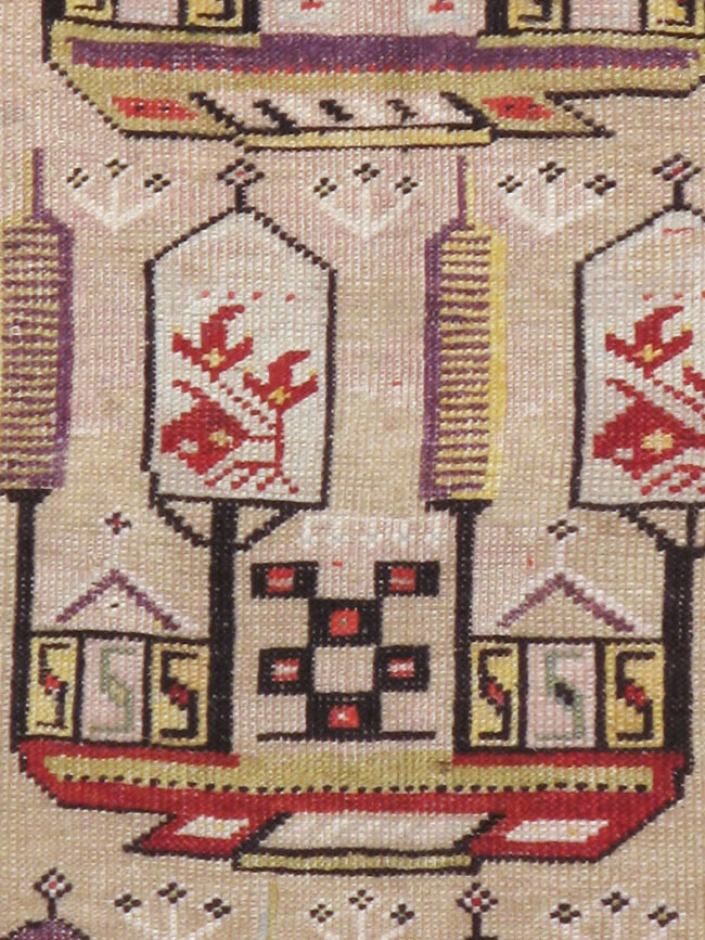 Antique Turkish Ghiordes Rug, No.16107 - Gss