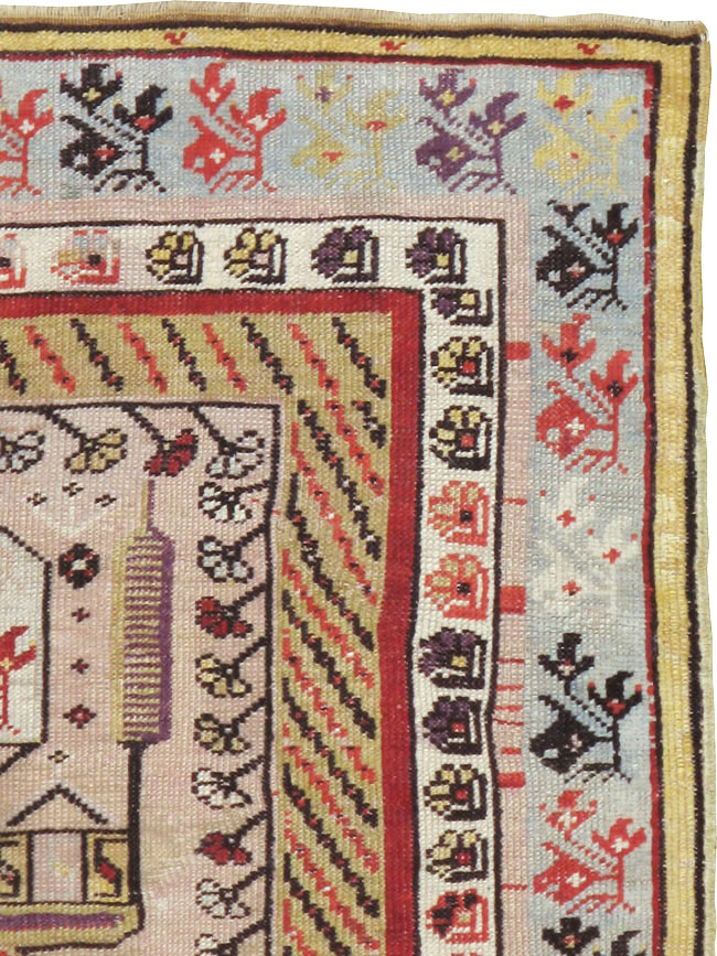 Antique Turkish Ghiordes Rug, No.16107 - Gss