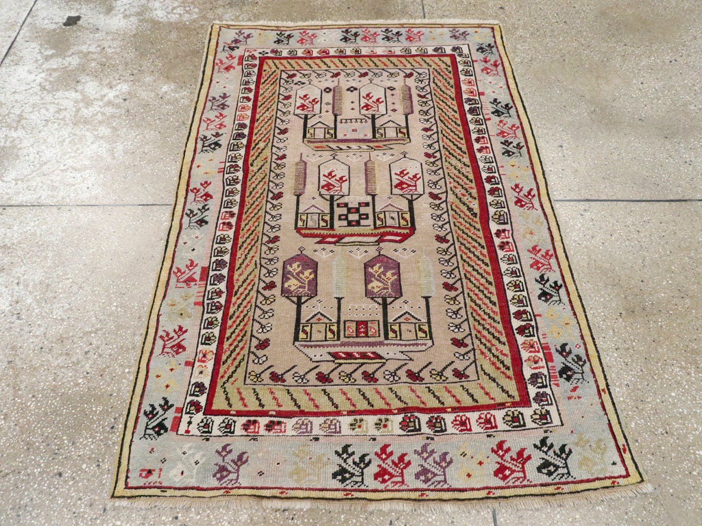 Antique Turkish Ghiordes Rug, No.16107 - Gss