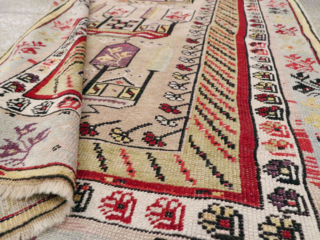 Antique Turkish Ghiordes Rug, No.16107 - Gss