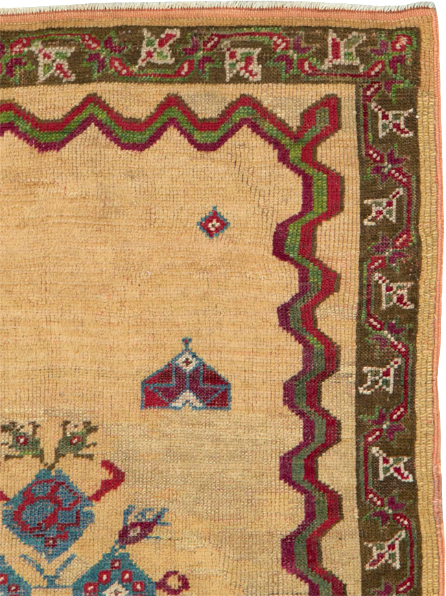 Antique Turkish Ghiordes Prayer Rug, No.16108 - Gss