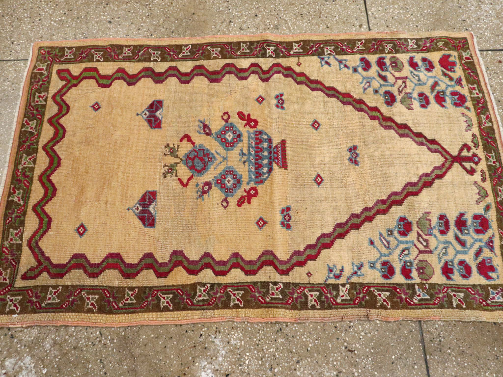 Antique Turkish Ghiordes Prayer Rug, No.16108 - Gss