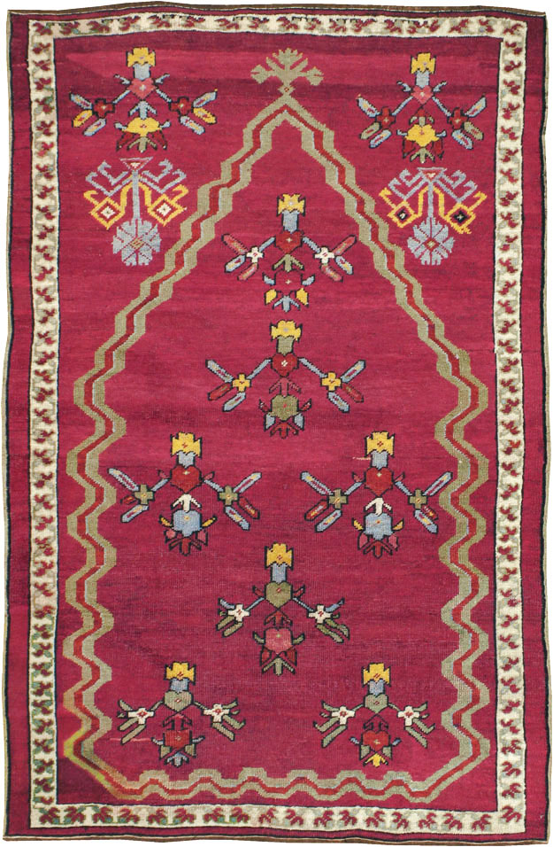 Antique Turkish Ghiordes Rug, No.16110 - Gss